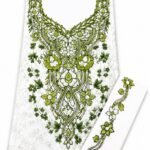 Olivia – Floral Embroidered Mukhawar (Fabric Only)