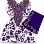 Celeste – Vintage Floral Mukhawar (Fabric Only)